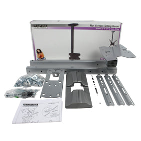 kipp- an dréibar Plafongsbeugel (20-42" 30 kg) sëlwer