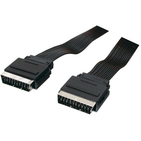 Platte Scart-Kabel 1,5 Meter