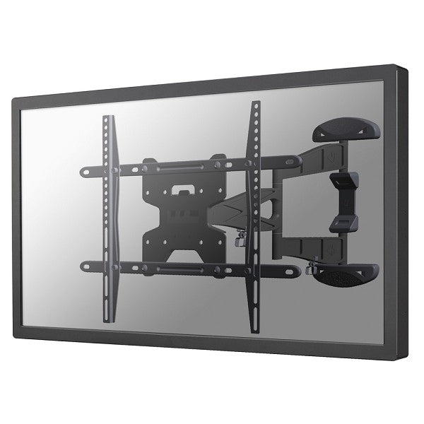 NewStar LED-W500 schwaarz TV-Bieg nëmmen 4 cm vun der Mauer ewech!