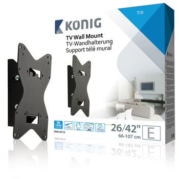 König universell TV-Mauerbeugel fir Schiermer bis 42 inch