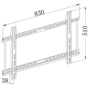 Grouss TV-Beugel fir Schiermer bis 63 inch
