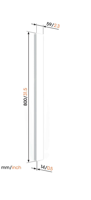 Vogel's Kabelkanal wäiss 80 cm
