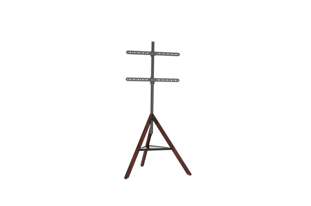 Wolff Mount Solide elegant TRI-Pod-Stänn bis 65 inch |VESA 600x400 |Universell |Wunnzëmmer-Stänn