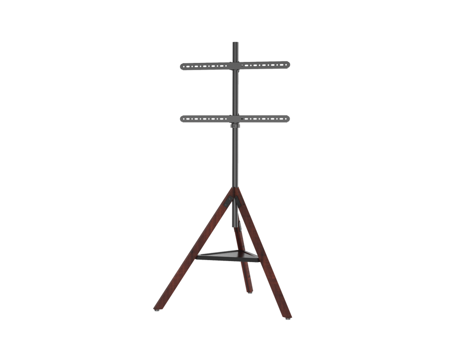Wolff Mount Solide elegant TRI-Pod-Stänn bis 65 inch |VESA 600x400 |Universell |Wunnzëmmer-Stänn