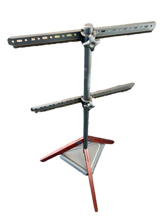 Wolff Mount Solide elegant TRI-Pod-Stänn bis 65 inch |VESA 600x400 |Universell |Wunnzëmmer-Stänn